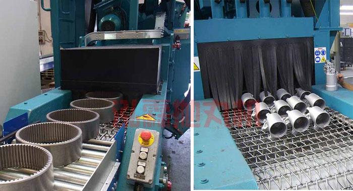 小型網帶通過式拋丸機 小型網帶通過式拋丸機